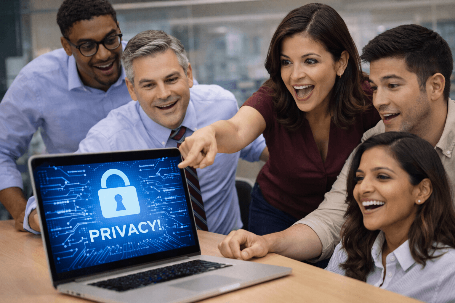 Privacy and data protection illustration